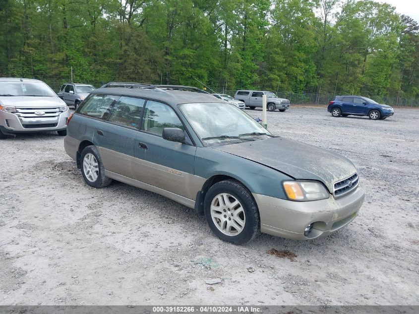 4S3BH6655Y6606927 | 2000 SUBARU OUTBACK