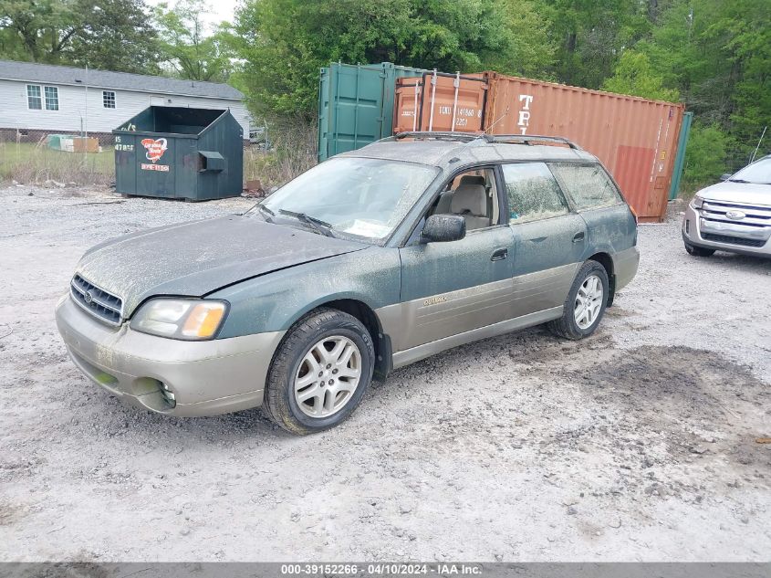 4S3BH6655Y6606927 | 2000 SUBARU OUTBACK