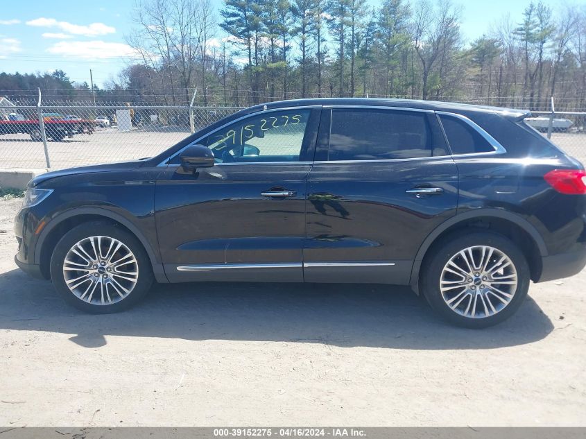 2017 Lincoln Mkx Reserve VIN: 2LMPJ8LR1HBL51787 Lot: 39152275