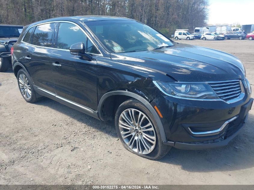 2017 Lincoln Mkx Reserve VIN: 2LMPJ8LR1HBL51787 Lot: 39152275