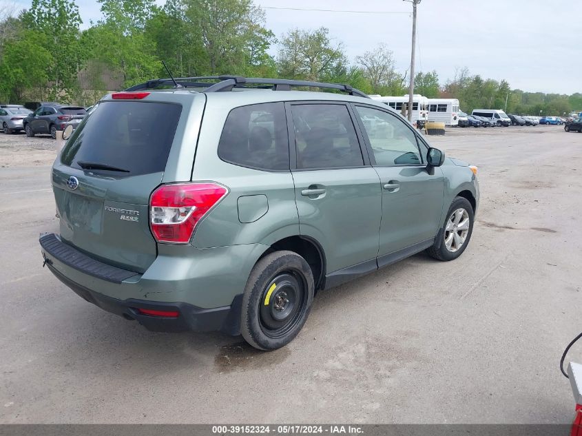 2014 Subaru Forester 2.5I Premium VIN: JF2SJAEC4EH542789 Lot: 39152324