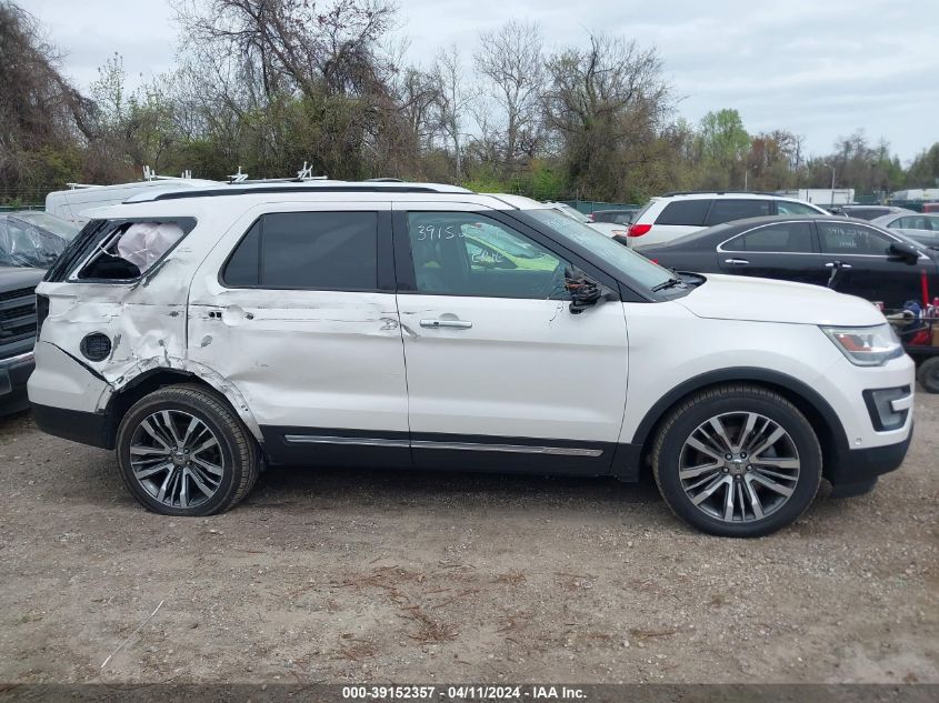 2017 Ford Explorer Platinum VIN: 1FM5K8HT9HGA69717 Lot: 39152357