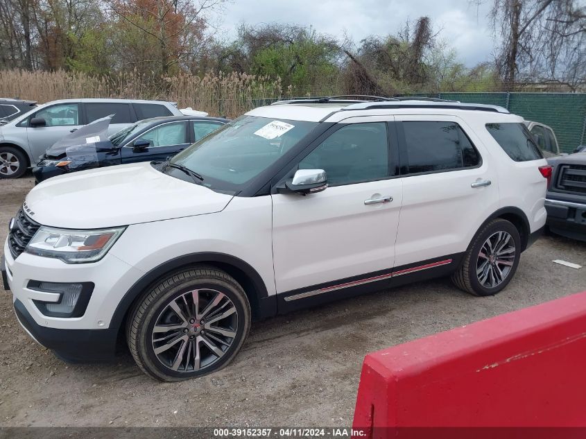 2017 Ford Explorer Platinum VIN: 1FM5K8HT9HGA69717 Lot: 39152357