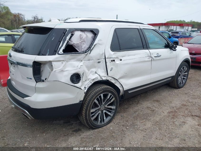 2017 Ford Explorer Platinum VIN: 1FM5K8HT9HGA69717 Lot: 39152357