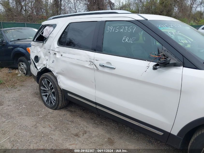 2017 Ford Explorer Platinum VIN: 1FM5K8HT9HGA69717 Lot: 39152357