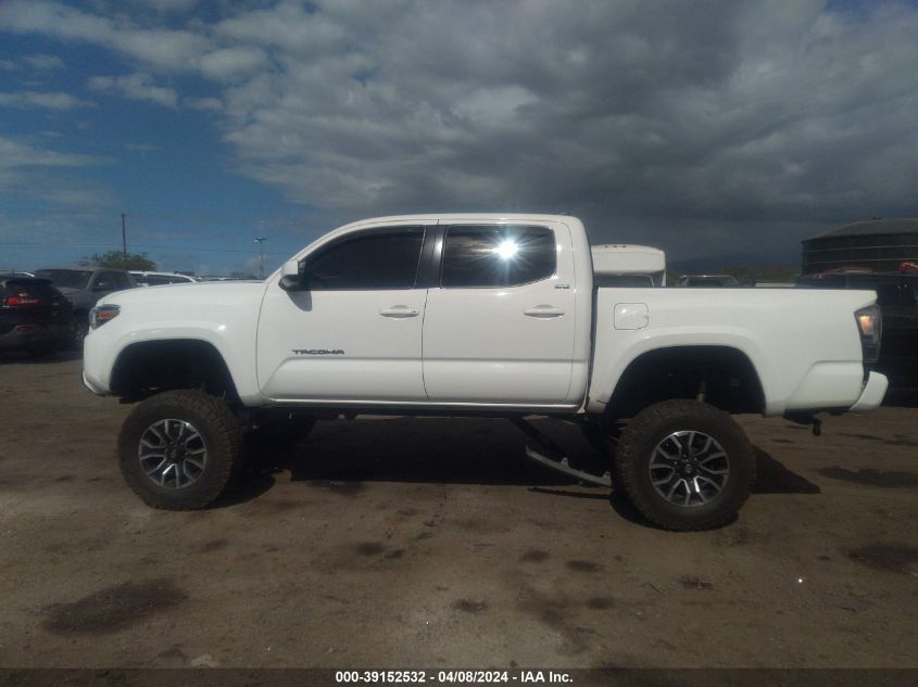 2021 Toyota Tacoma Sr V6 VIN: 3TYCZ5AN4MT020088 Lot: 39152532