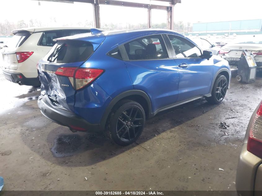2021 Honda Hr-V Awd Ex VIN: 3CZRU6H52MM711193 Lot: 39152685