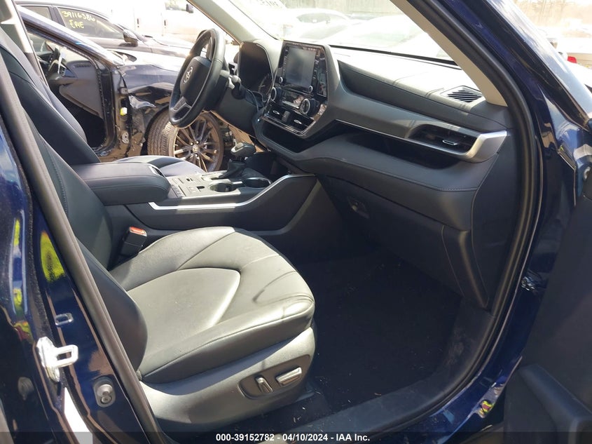 2022 TOYOTA HIGHLANDER VIN: 5TDHZRBH3NS163004