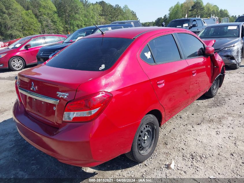 2018 Mitsubishi Mirage G4 Es VIN: ML32F3FJ4JHF00292 Lot: 39152821