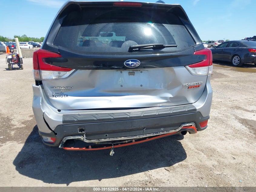 VIN JF2SKAPC0KH524988 2019 SUBARU FORESTER SPORT