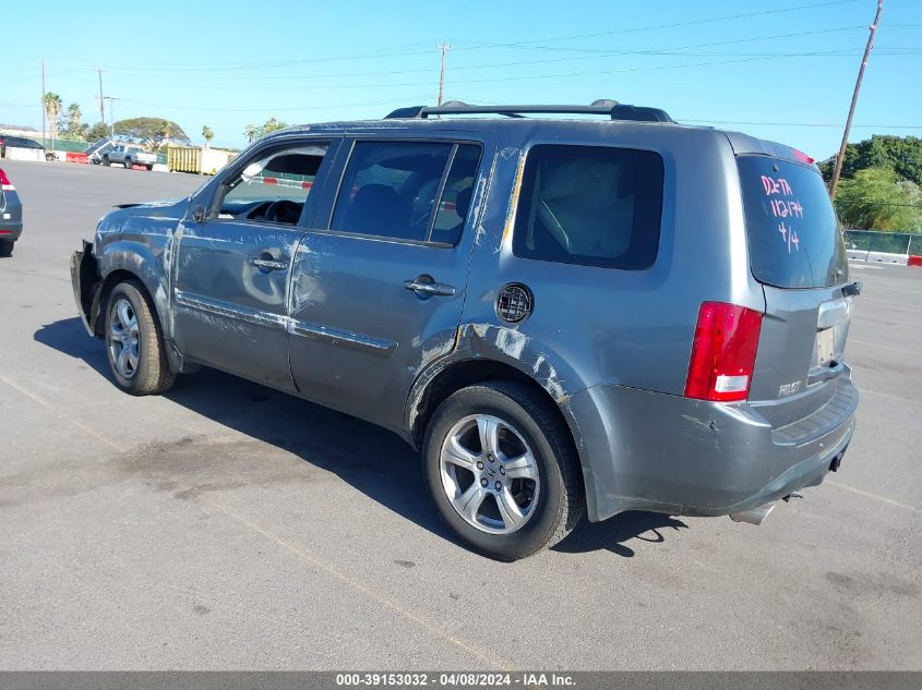 2013 Honda Pilot Ex VIN: 5FNYF4H40DB011037 Lot: 39153032