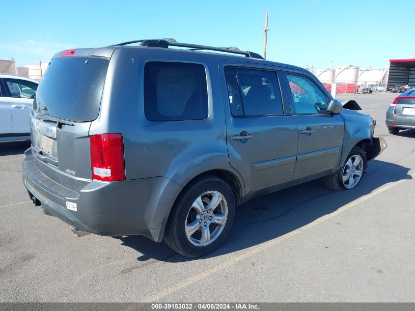 2013 Honda Pilot Ex VIN: 5FNYF4H40DB011037 Lot: 39153032