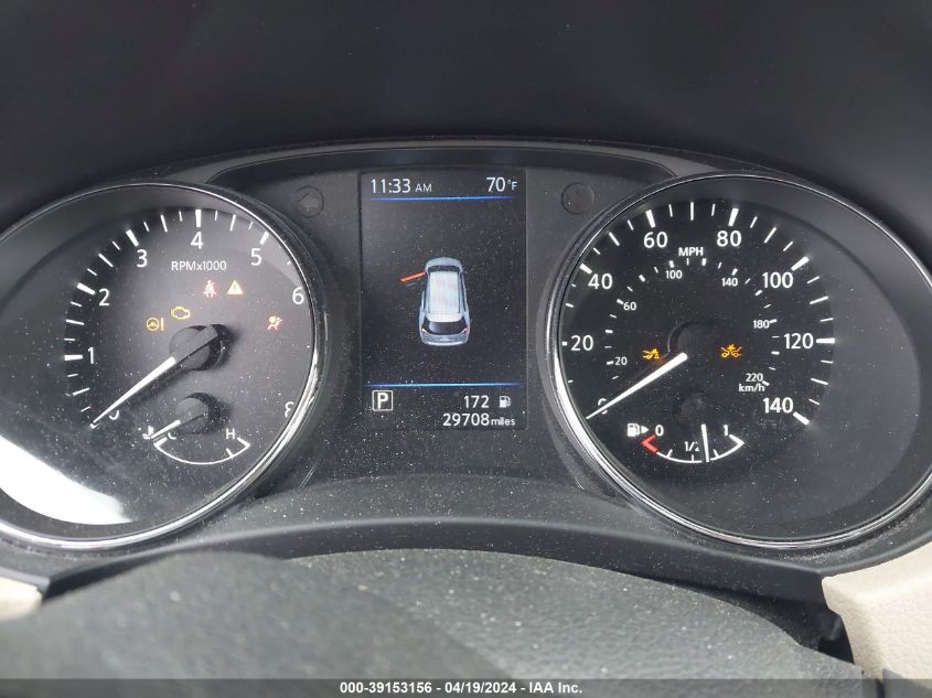 2019 Nissan Rogue Sl VIN: 5N1AT2MT9KC842344 Lot: 39153156