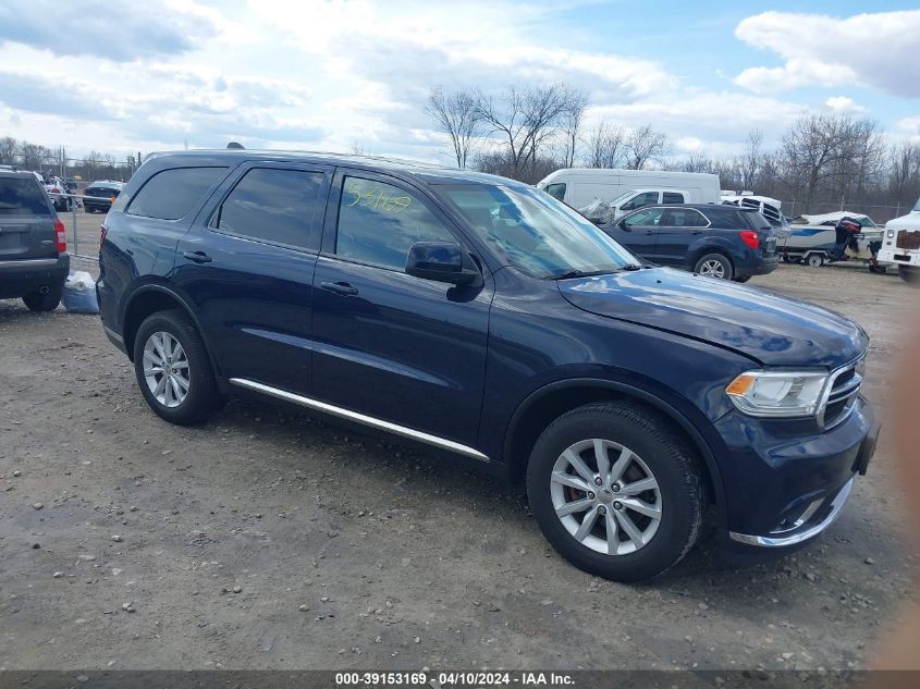 2014 Dodge Durango Sxt VIN: 1C4RDJAG3EC383080 Lot: 39153169