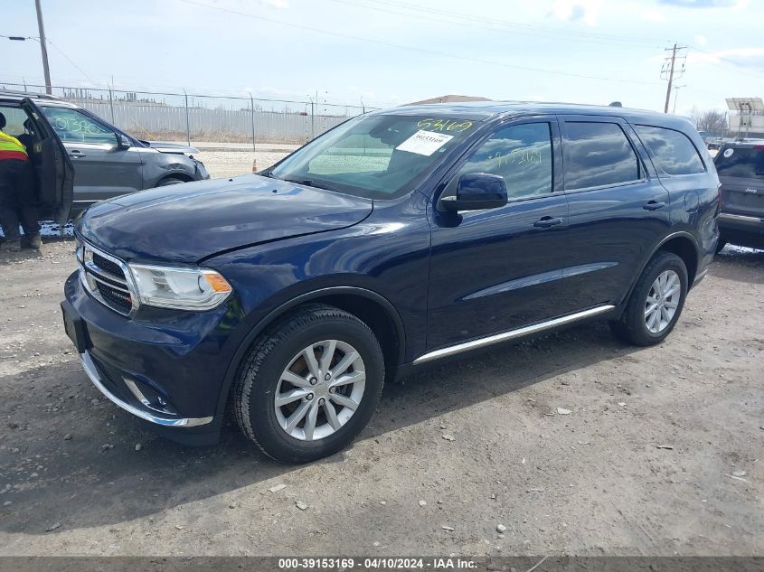 2014 Dodge Durango Sxt VIN: 1C4RDJAG3EC383080 Lot: 39153169