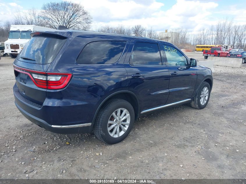 2014 Dodge Durango Sxt VIN: 1C4RDJAG3EC383080 Lot: 39153169