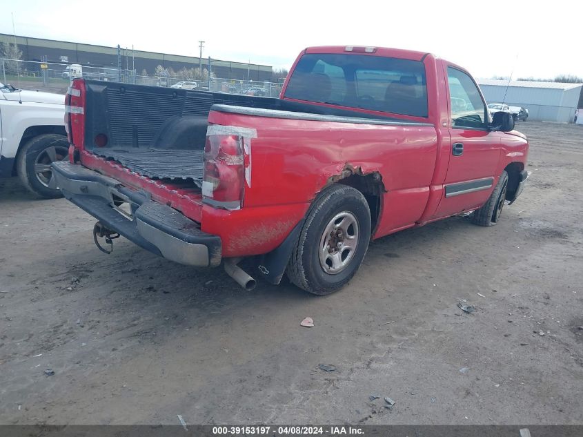 1GCEC14X93Z297943 | 2003 CHEVROLET SILVERADO 1500