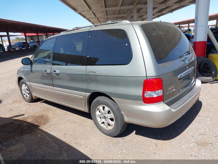 KNDUP131646569526 2004 Kia Sedona Ex/Lx