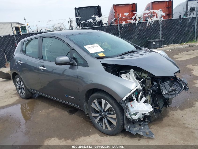 2017 Nissan Leaf Sv VIN: 1N4BZ0CPXHC303536 Lot: 39153543