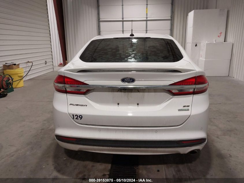 2018 Ford Fusion Se VIN: 3FA6P0HD9JR180793 Lot: 39153875