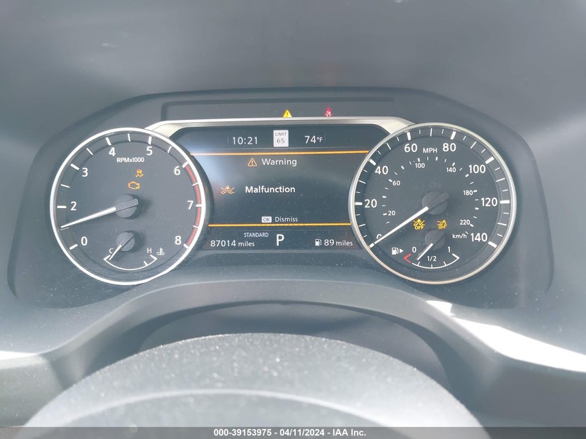 VIN JN8AT3CA2MW027158 2021 NISSAN ROGUE SL