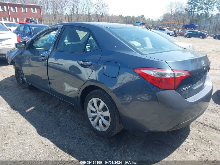 2016 Toyota Corolla Le VIN: 2T1BURHE2GC580059 Lot: 39154109