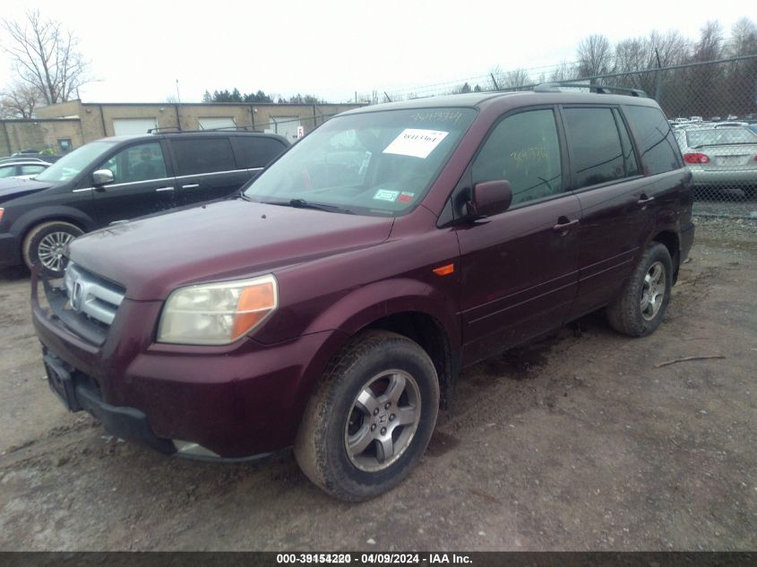 2HKYF18557H535300 2007 Honda Pilot Ex-L