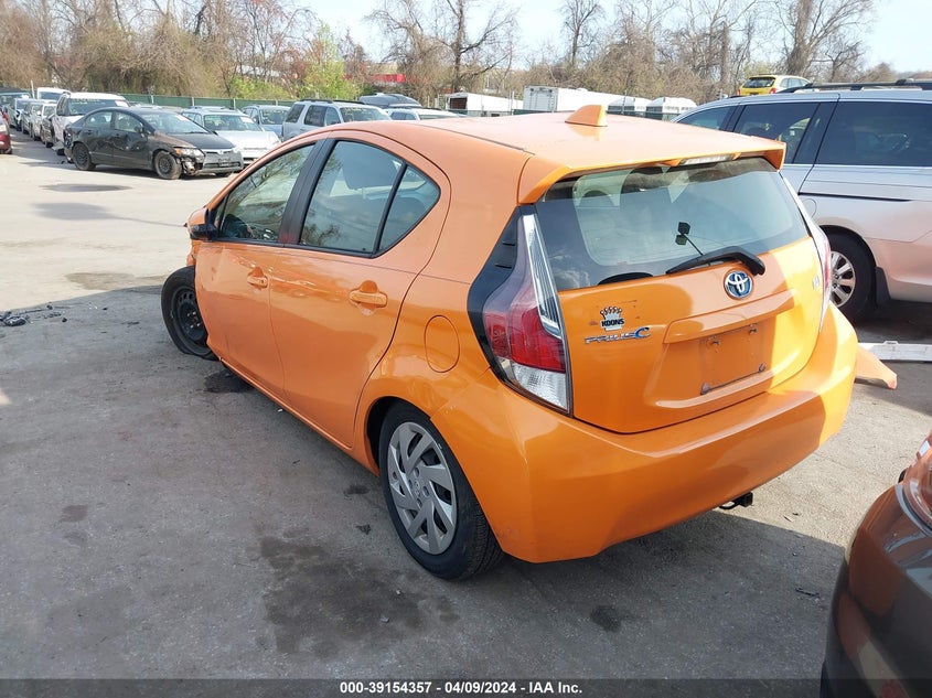 2015 Toyota Prius C Two VIN: JTDKDTB30F1104674 Lot: 39154357