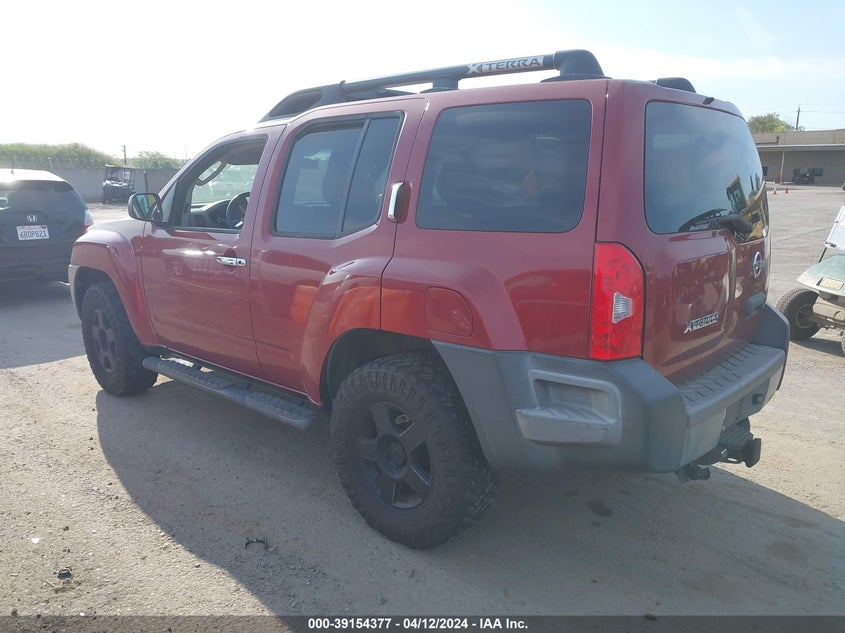 2007 Nissan Xterra S VIN: 5N1AN08W87C502984 Lot: 39154377