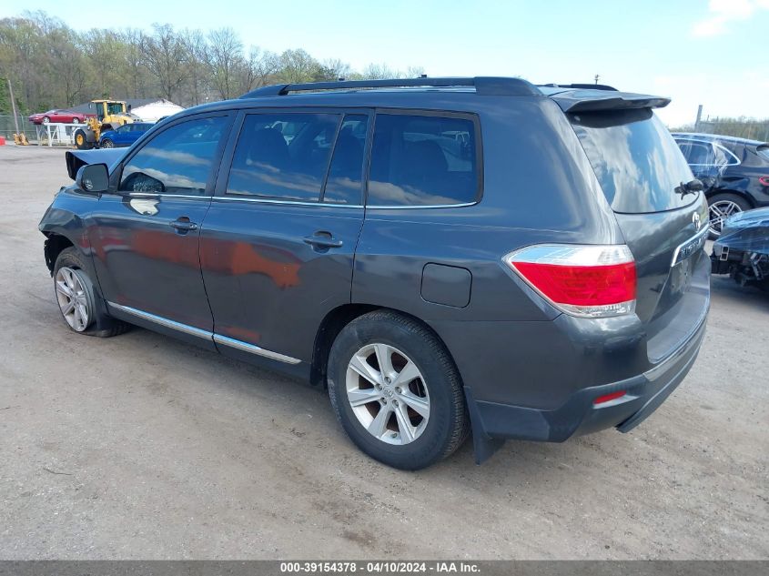 2012 Toyota Highlander Se V6 VIN: 5TDZK3EH7CS063745 Lot: 39154378