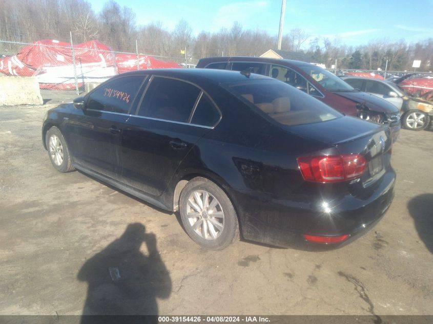 3VW637AJ2DM238823 | 2013 VOLKSWAGEN JETTA HYBRID