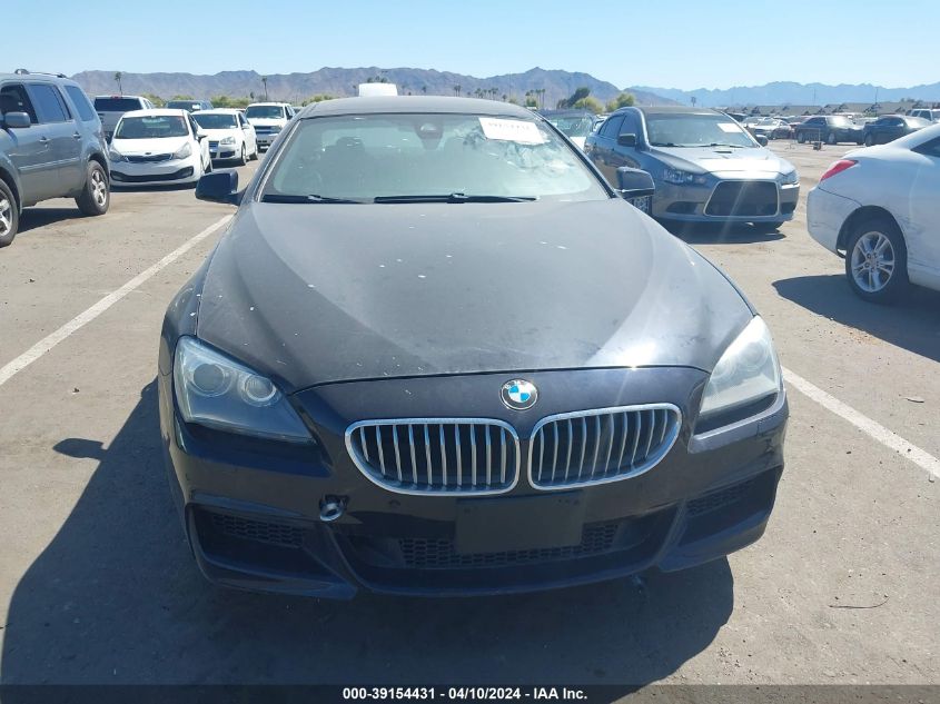2014 BMW 650I Gran Coupe xDrive VIN: WBA6B4C52ED098982 Lot: 39154431