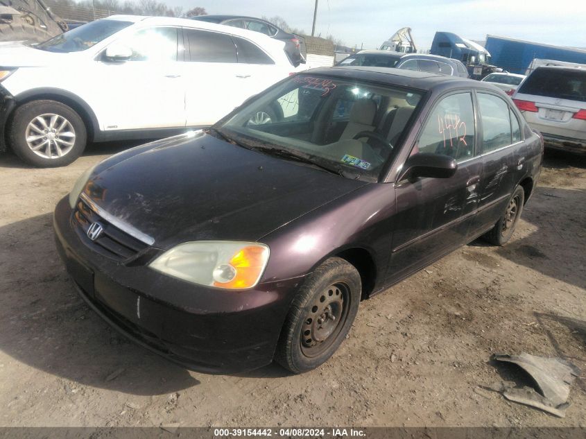 2HGES25791H583815 | 2001 HONDA CIVIC