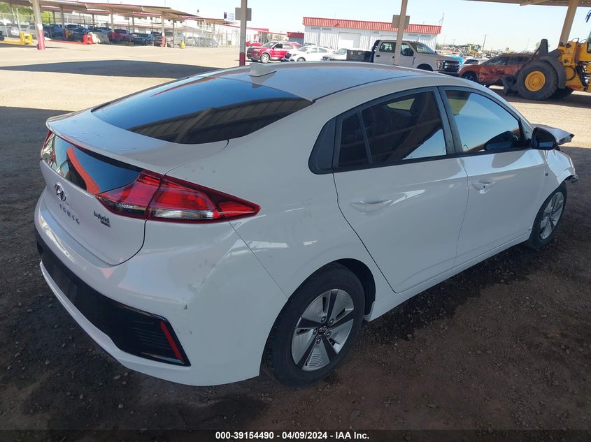 2019 Hyundai Ioniq Hybrid Blue VIN: KMHC65LC8KU107822 Lot: 39154490