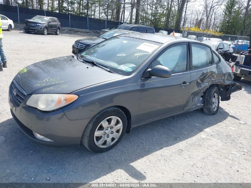 2007 Hyundai Elantra Gls/Limited/Se VIN: KMHDU46D07U239487 Lot: 39154507