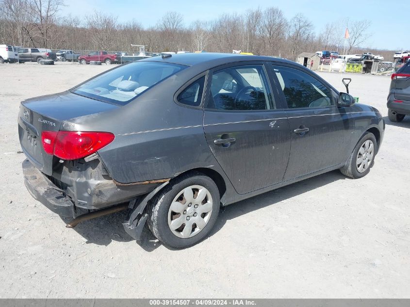 2007 Hyundai Elantra Gls/Limited/Se VIN: KMHDU46D07U239487 Lot: 39154507