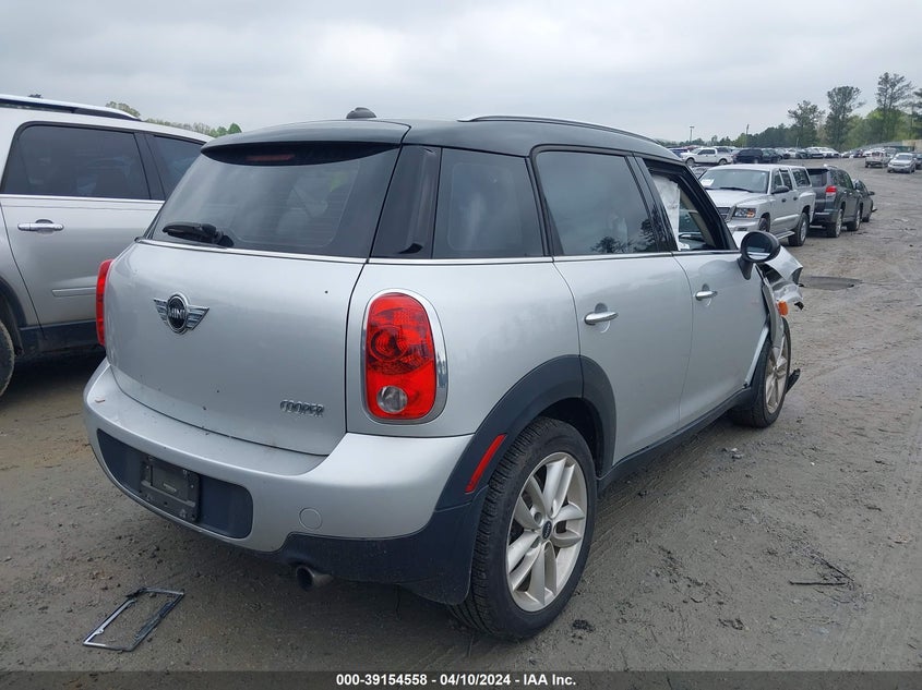 2013 Mini Countryman Cooper VIN: WMWZB3C51DWM07481 Lot: 39154558