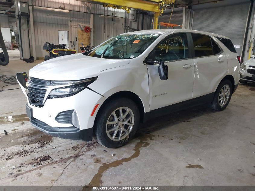 2022 Chevrolet Equinox Awd Lt VIN: 3GNAXUEV7NL242622 Lot: 39154597