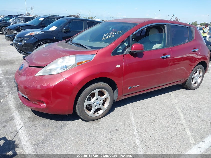 2011 Nissan Leaf Sl VIN: JN1AZ0CP9BT008315 Lot: 39154739