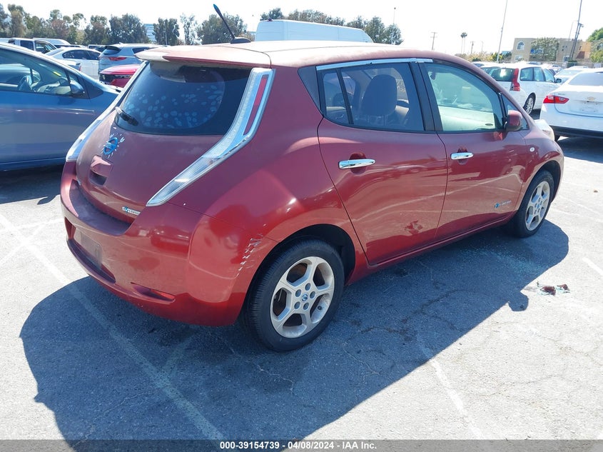 2011 Nissan Leaf Sl VIN: JN1AZ0CP9BT008315 Lot: 39154739