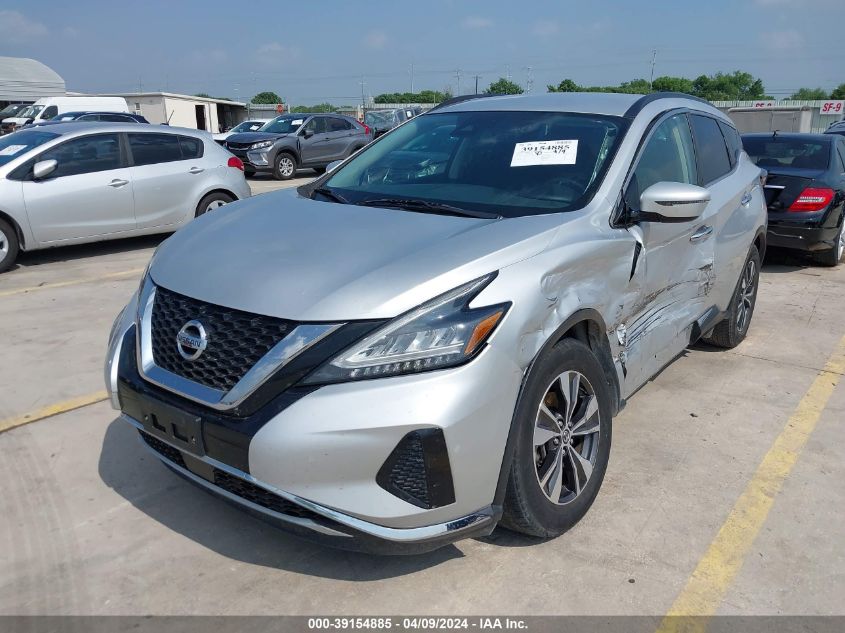 2020 Nissan Murano Sv Fwd VIN: 5N1AZ2BJ8LN122846 Lot: 39154885