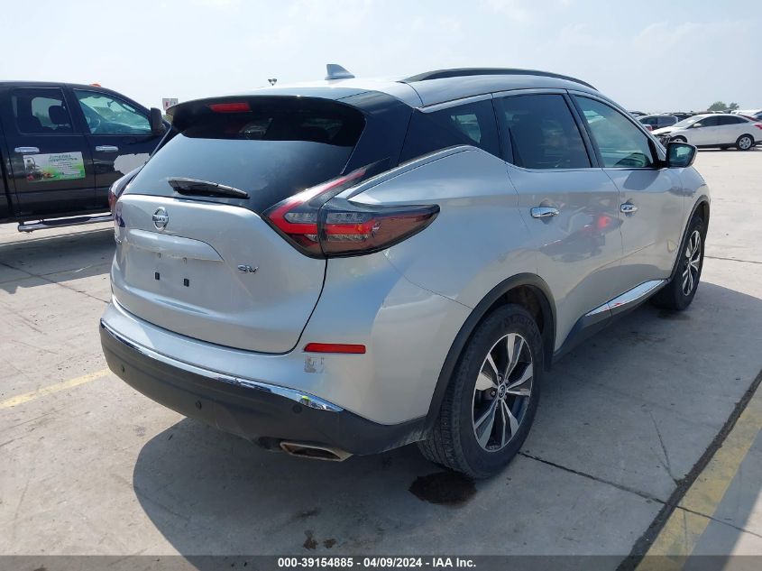 2020 Nissan Murano Sv Fwd VIN: 5N1AZ2BJ8LN122846 Lot: 39154885