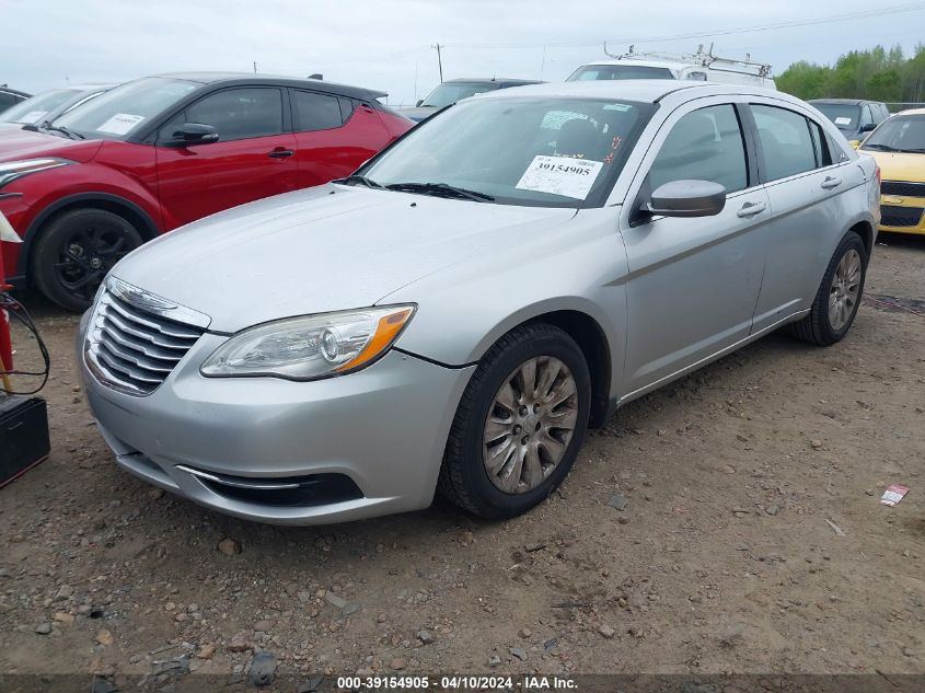 2012 Chrysler 200 Lx VIN: 1C3CCBAB9CN145064 Lot: 39154905