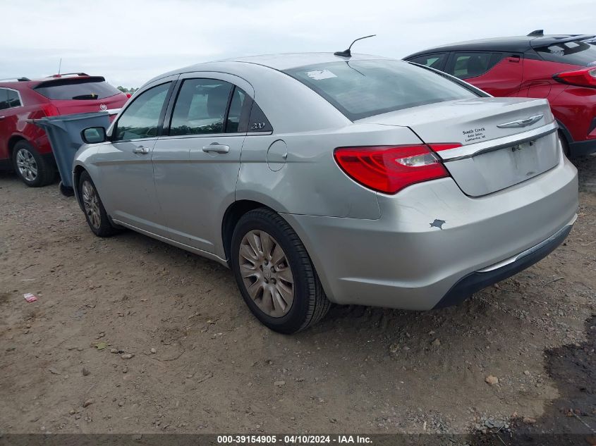 2012 Chrysler 200 Lx VIN: 1C3CCBAB9CN145064 Lot: 39154905