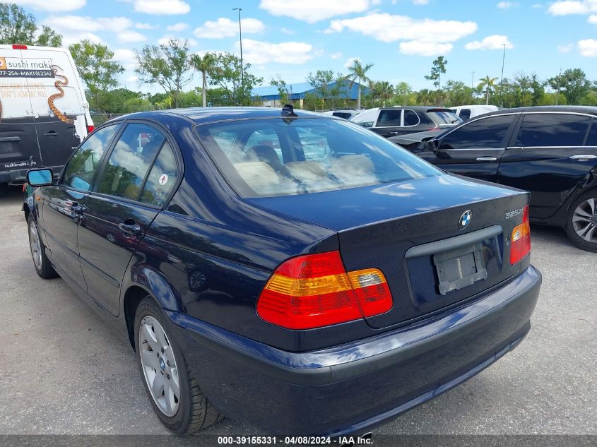 WBAEU33475PR20617 | 2005 BMW 325XI