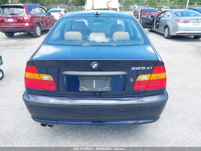 WBAEU33475PR20617 | 2005 BMW 325XI