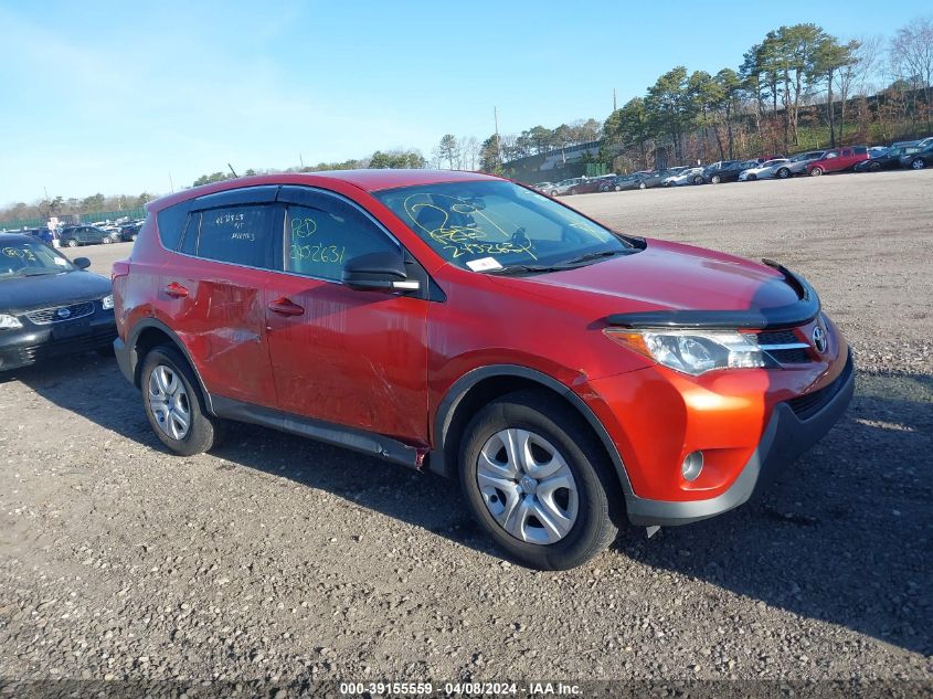 2015 Toyota Rav4 Le VIN: 2T3BFREVXFW396524 Lot: 39155559