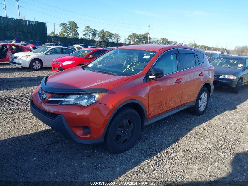 2015 Toyota Rav4 Le VIN: 2T3BFREVXFW396524 Lot: 39155559