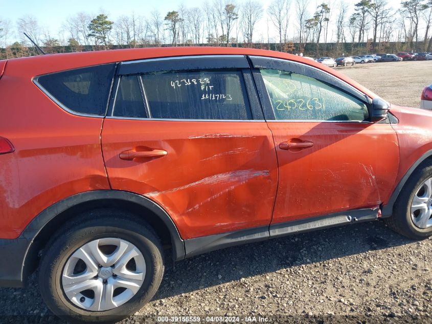 2015 Toyota Rav4 Le VIN: 2T3BFREVXFW396524 Lot: 39155559