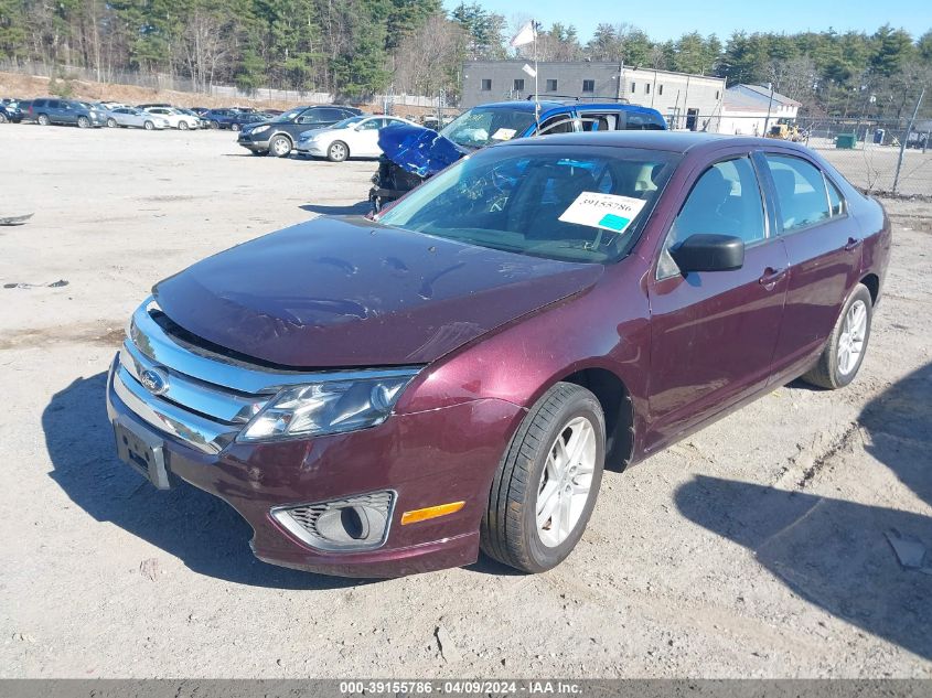 2012 Ford Fusion S VIN: 3FAHP0GA6CR227717 Lot: 39155786